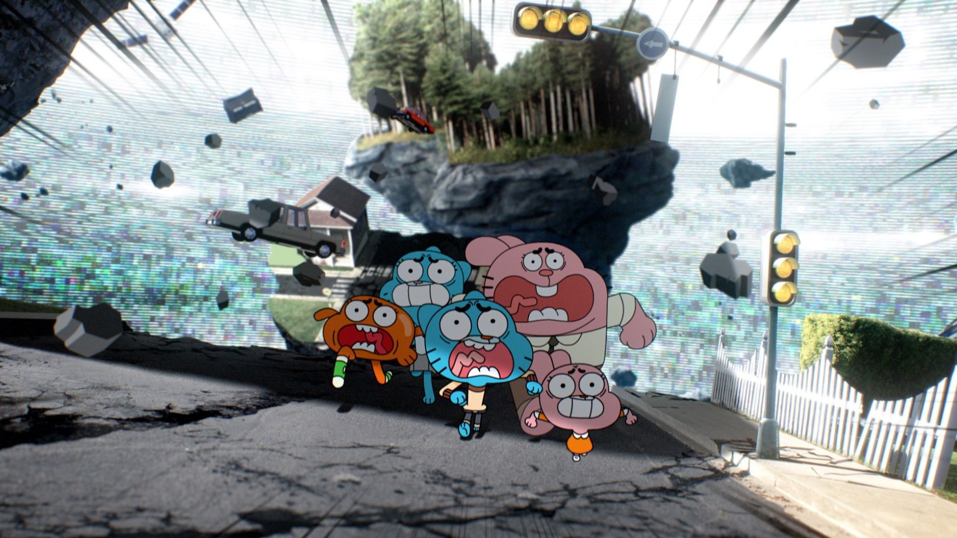 The Wonderfully Weird World of Gumball background