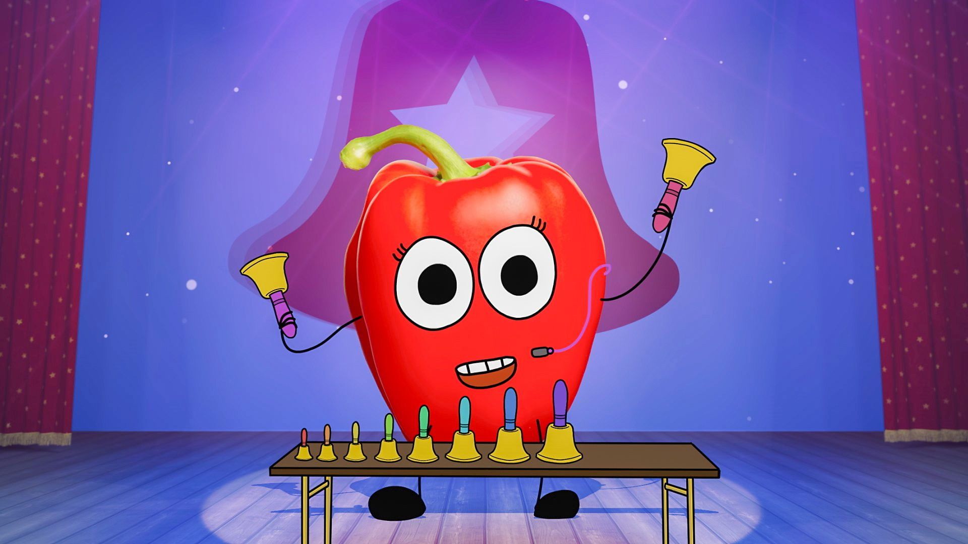 Roots & Fruits background