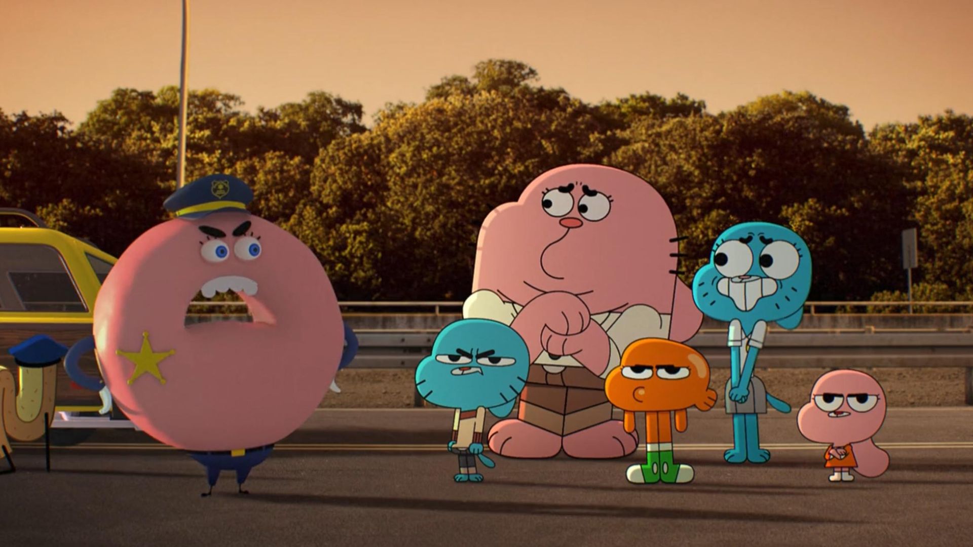 The Amazing World of Gumball background