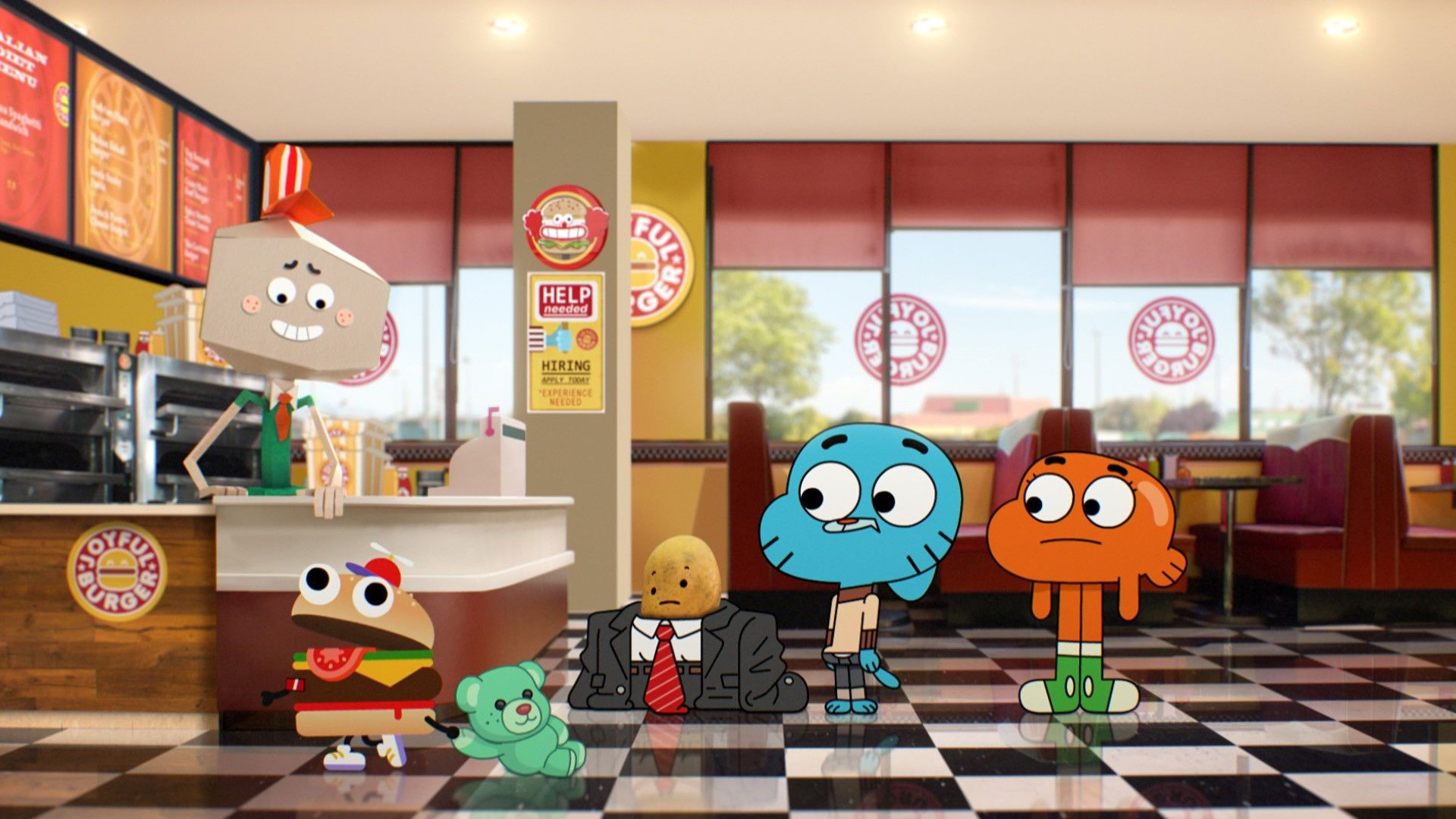 The Wonderfully Weird World of Gumball background