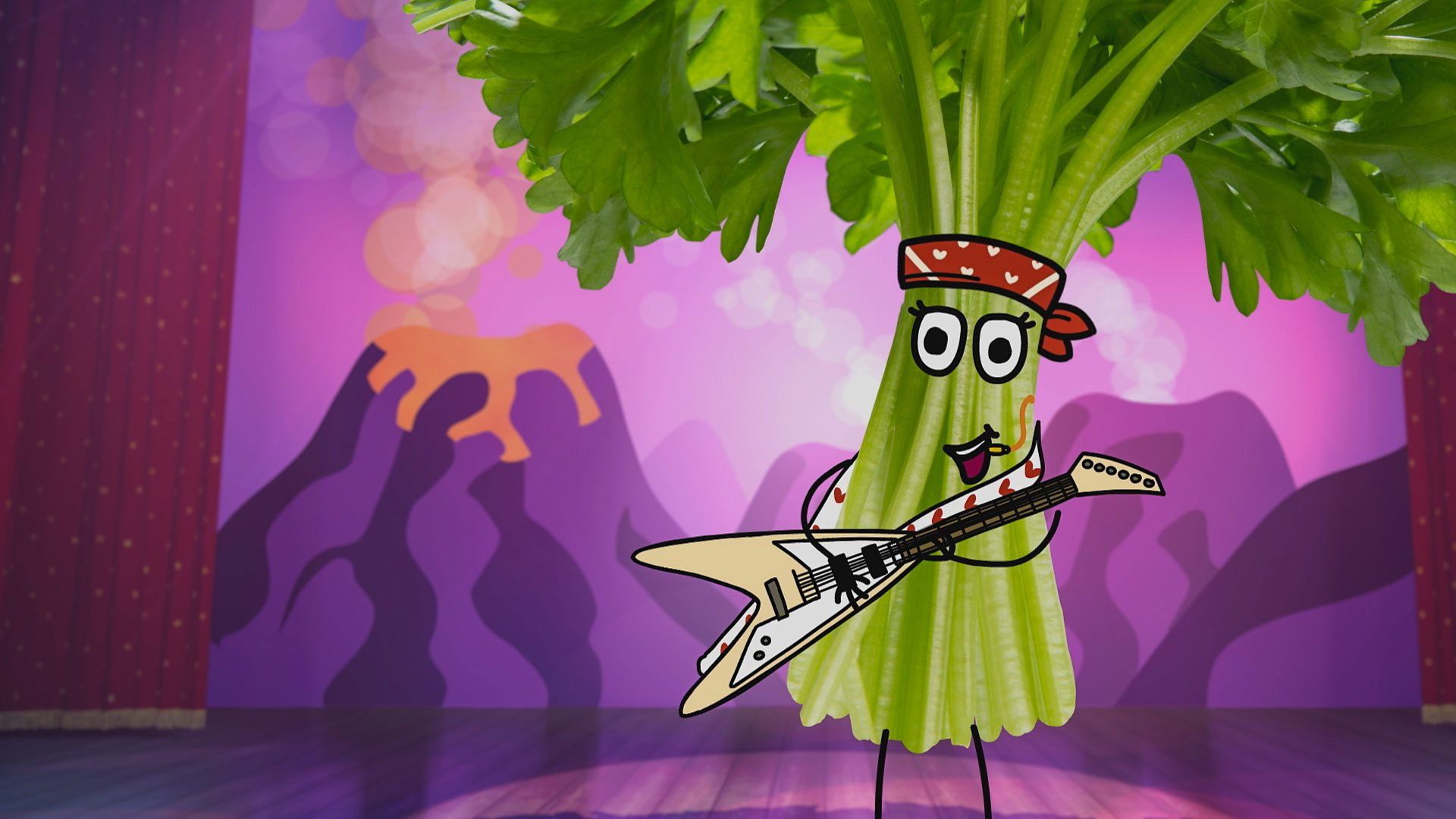 Roots & Fruits background