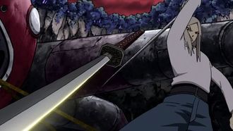 Episode 46 Warrior or Slaughterer? Showdown: Mifune vs. Black☆Star?