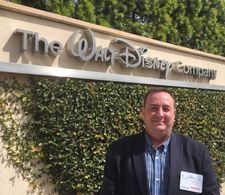 Jonthan Parisen on the lot of Walt Disney Studios in Burbank, California.