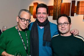 Artisic Director of LAFF David Ansen, Film Independant's Josh Welsh and Associate Director of programming Doug Jones att