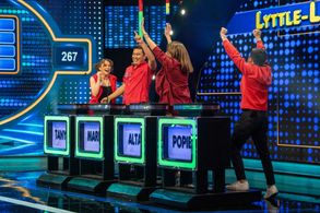 Mark Lapid, Tanya Garcia, Alta Lyttle, and Popie Lambert in Family Feud Philippines (2022)