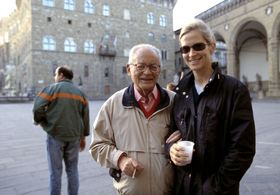 Dino De Laurentiis and Martha De Laurentiis in Hannibal (2001)