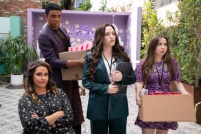 Kat Dennings, Esther Povitsky, Santina Muha, and Owen Thiele in Dollface: Space Cadet (2022)