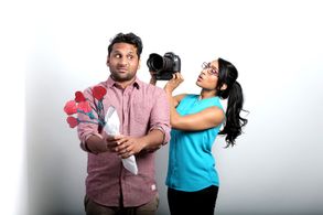 Geeta Vasant Patel and Ravi Patel in Meet the Patels (2014)