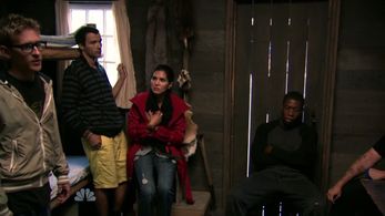 Still of Daniel Sutton, Miljan Milosevic, Joyce Giraud and Neeko Skervin in Siberia (2013)