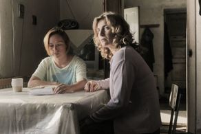 Tatiana Dyková and Lenka Krobotová in Nowhere in Moravia (2014)
