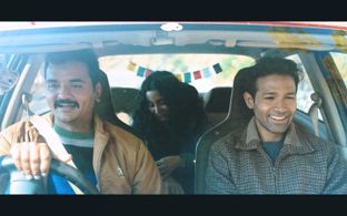 Vinod Rawat, Rita Heer, and Hemant Pandey in Pushtaini (Ancestral) (2023)