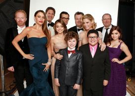 Sofía Vergara, Julie Bowen, Ty Burrell, Jesse Tyler Ferguson, Sarah Hyland, Steven Levitan, Ed O'Neill, Eric Stonestreet