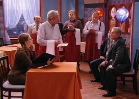 Mikhail Zhigalov and Nelli Uvarova in Ne rodis krasivoy (2005)