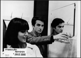 Chantal Goya and Jean-Pierre Léaud in Masculine Feminine (1966)