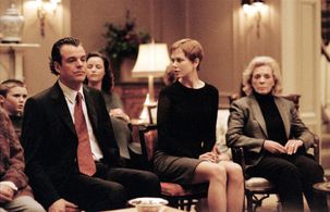 Lauren Bacall, Nicole Kidman, Alison Elliott, Danny Huston, and Cameron Bright in Birth (2004)