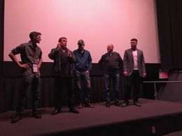 Liam Mitchell, Jamison M. LoCascio, and Robert Spat at an event for The Depths (2017)