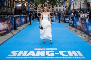 Fala Chen at an event for Shang-Chi and the Legend of the Ten Rings (2021)