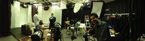 On set of By Design - Royal Media Partners