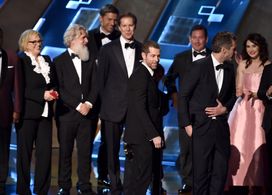 David Benioff and D.B. Weiss at an event for The 67th Primetime Emmy Awards (2015)