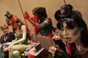 Chloe Dykstra and Riki LeCotey in Heroes of Cosplay (2013)