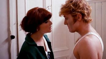 Judith Gault and Alexis Kanner in The Ernie Game (1967)