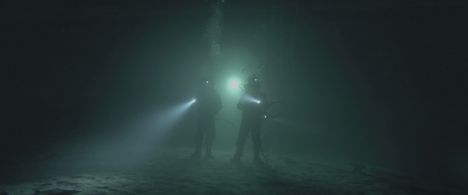 Ben Mendelsohn and Branwell Donaghey in Black Sea (2014)