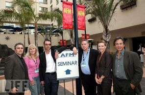 Andrew Sugerman outside the American Film Market