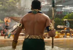 Tenoch Huerta and Mabel Cadena in Black Panther: Wakanda Forever (2022)