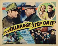 Eddie Davis, Richard Talmadge, George Walsh, Lois Wilde, and Roger Williams in Murder on the Road (1936)