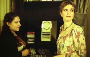 Left: Marilou Berry as Lolita; Right: Filmmaker Agnes Jaoui as Sylvia
