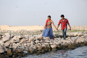 Rinku Rajguru and Akash Thosar in Sairat (2016)