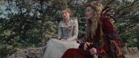 Natascha McElhone and Dakota Blue Richards in The Secret of Moonacre (2008)