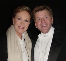 Julie Andrews and George Daugherty, premiere of 