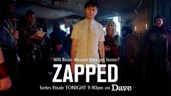 James Buckley, Kenneth Collard, Louis Emerick, Paul Kaye, Sally Phillips, Miranda Hennessy, and Sharon Rooney in Zapped 