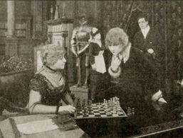 Pearl White in The Exploits of Elaine (1914)