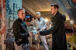 Marco Girnth, Anna Stieblich, and Johannes Hendrik Langer in Leipzig Homicide: Direkt ins Herz (2024)