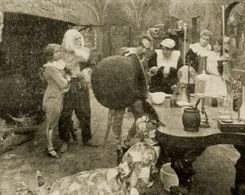 Violet MacMillan and Frank Moore in The Patchwork Girl of Oz (1914)