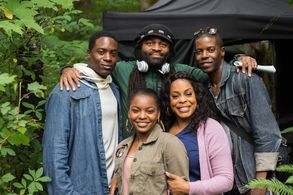 Still of Kareem Alleyne, Jefferey W. Byrd, Shane Dean, Rayven Ferrel and Niecy Nash on the set of Robin Roberts presents