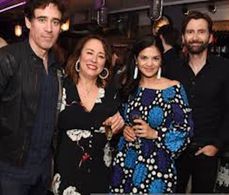 Press night for The Last Temptation of Boris Johnson with Stephen Mangan, Arabella Weir and David Tennant.