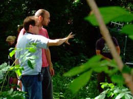 Jon East directing camera operator Joe Russell on SUMMERHILL