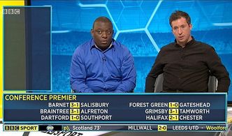 Robbie Fowler and Garth Crooks in Final Score (2001)