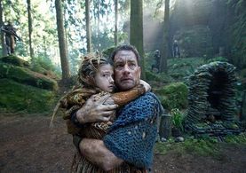 Tom Hanks and Raevan Lee Hanan in Cloud Atlas (2012)