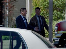 Jon Huertas and Seamus Dever in Castle (2009)