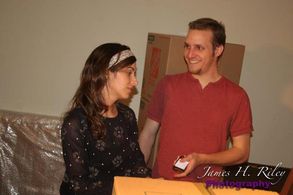 On set of short film Are You Looking with Holly Sedillos.