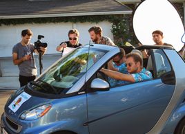 Joshua James, Matt Tory, J.J. Carroll, and Zach Castle in The Beech Boys (2019)