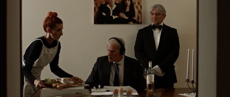 Randall Paul, Mara D'Alessandro, and Gabriele Silvestrini in Unlucky to Love You (2023)