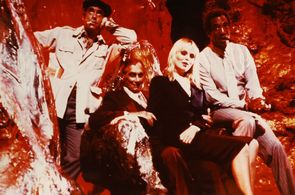 Bill Cosby, Elliott Gould, Lillian Müller, and Reggie Nalder in The Devil and Max Devlin (1981)