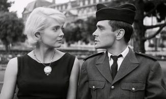 Antoine Bourseiller and Corinne Marchand in Cléo from 5 to 7 (1962)
