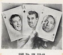 Billy Gilbert, Shemp Howard, and Maxie Rosenbloom in Three of a Kind (1944)