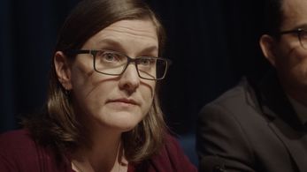 Erin Bradley Dangar as Counselor Blatt in Cobra Kai, Season 3, Episode 1